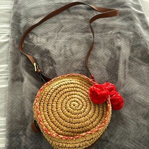 Tommy Bahama Straw Crossbody Bag